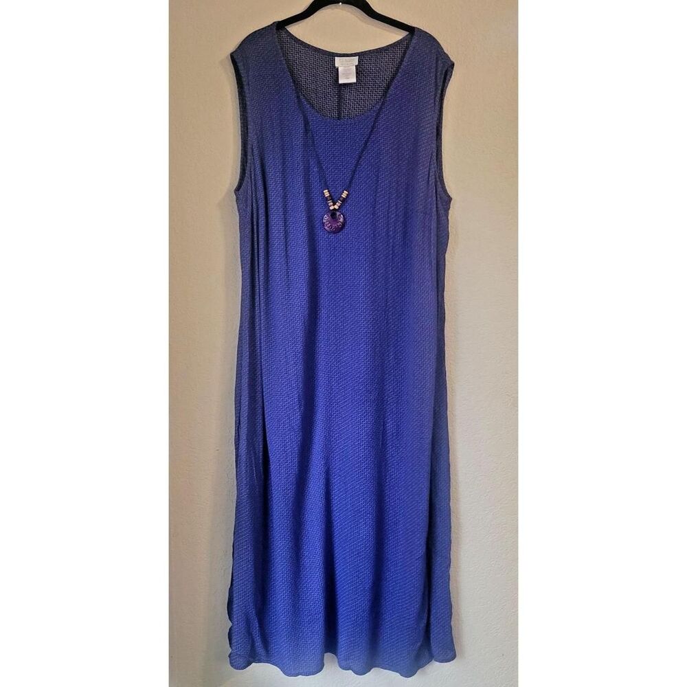 Unbranded Women's Blue and Black Dress